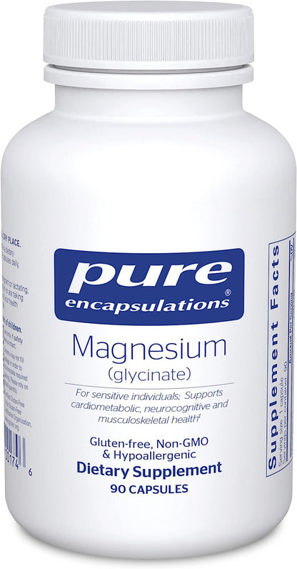 Pure Encapsulations - Magnesio Glicinato en Cápsulas