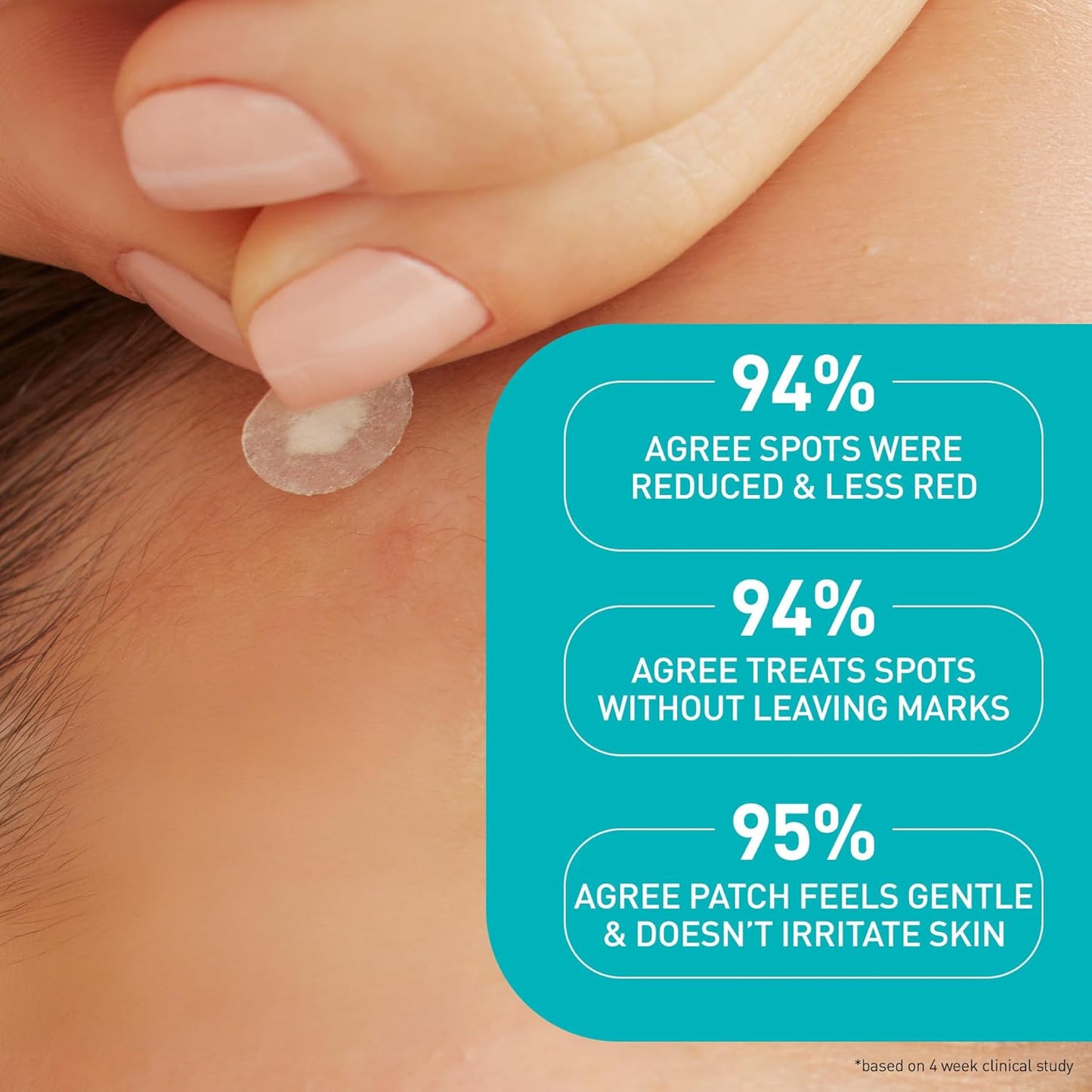 CeraVe - parches de barrera contra imperfecciones , 22 parches hidrocoloides invisibles (2 tamaños)