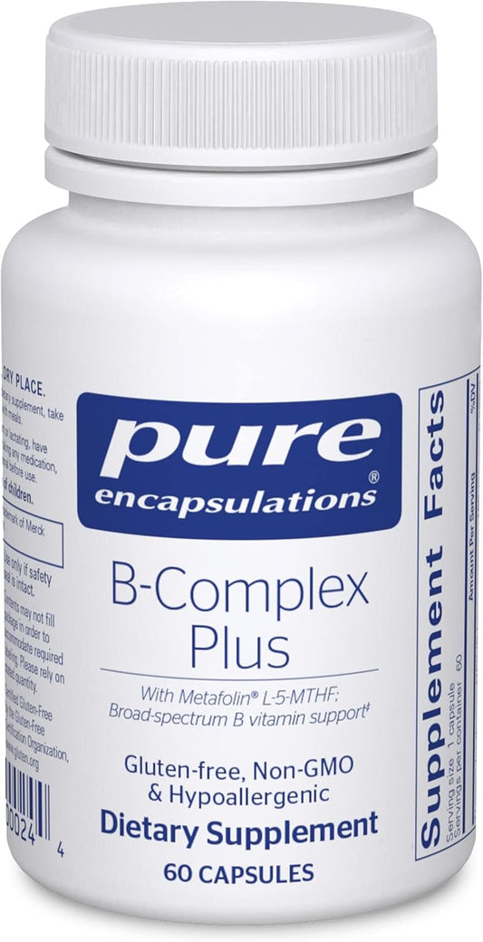 Pure Encapsulations - B- complex plus, 60 capsulas