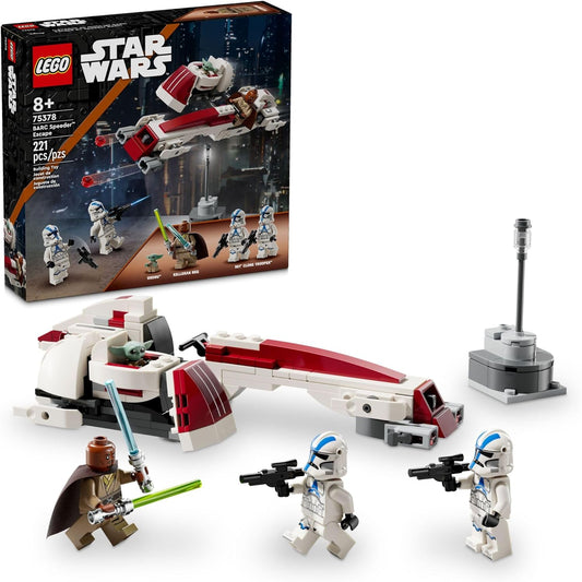 LEGO Star Wars BARC Speeder Escape, juego de construcción para niños de 8 años en adelante, 75378
