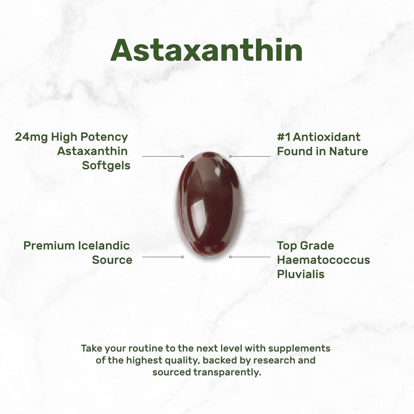 Deal Supplement-  Astaxanthin 24mg(12mg por capsula), 120 capsulas