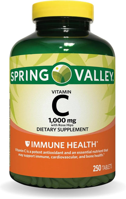 Spring Valley Vitamina C 1000 mg 250 Tabletas