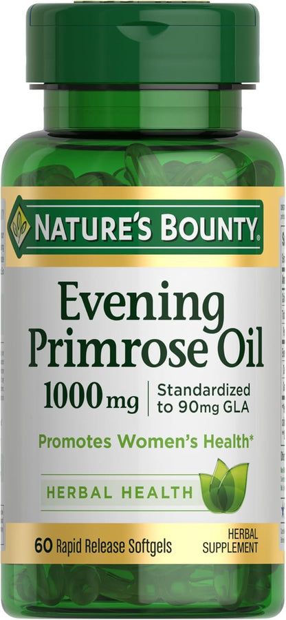 Natures Bounty Evening Primrose Oil 1000mg 60 rapid softgel