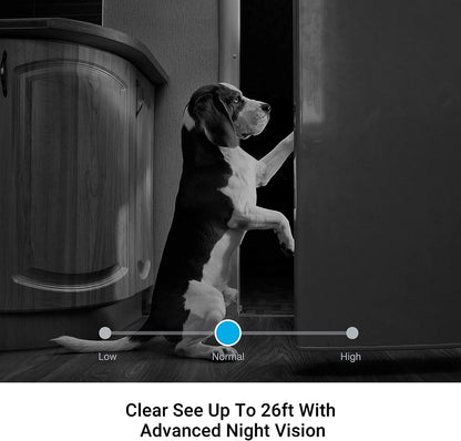 Zmodo Mini Pro, cámara de seguridad inalámbrica enchufable 1080P, cámara doméstica inteligente para interiores con detección de movimiento AI, , visión nocturna, audio bidireccional, Alexa y asistente de Google disponibles
