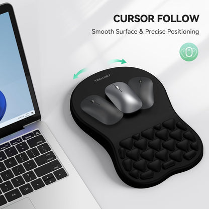 TECKNET Ergonomic Mouse Pad with Wrist Rest