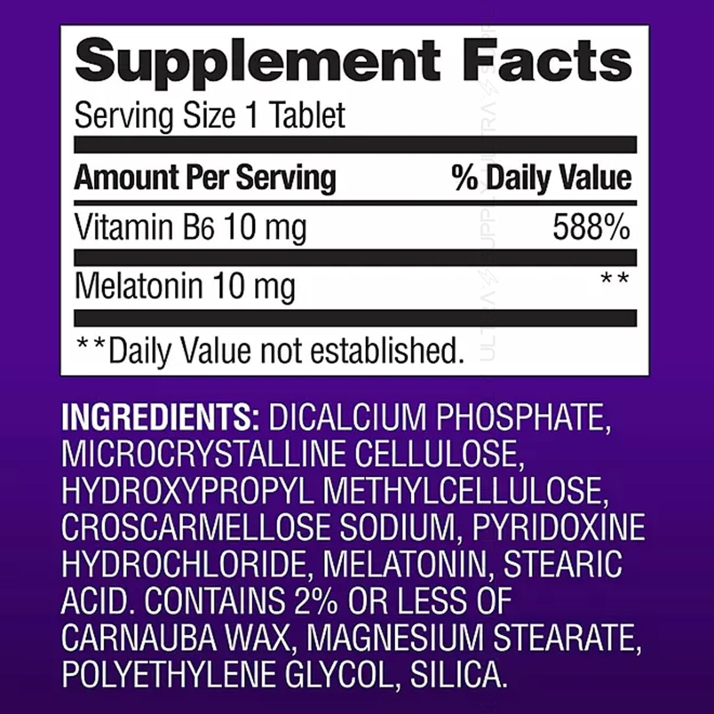 Melatonin - Member's Mark - 10mg  Liberacion prolongada - 300 Tabletas