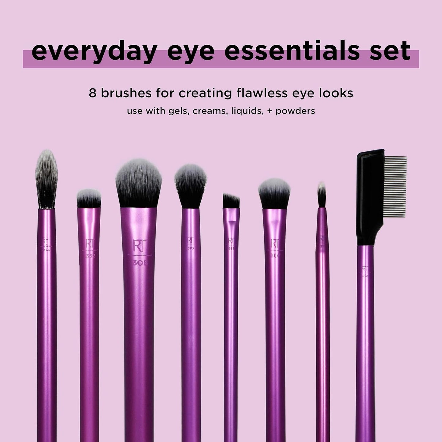 Real Techniques Everyday eye Essentials - 8 brochas
