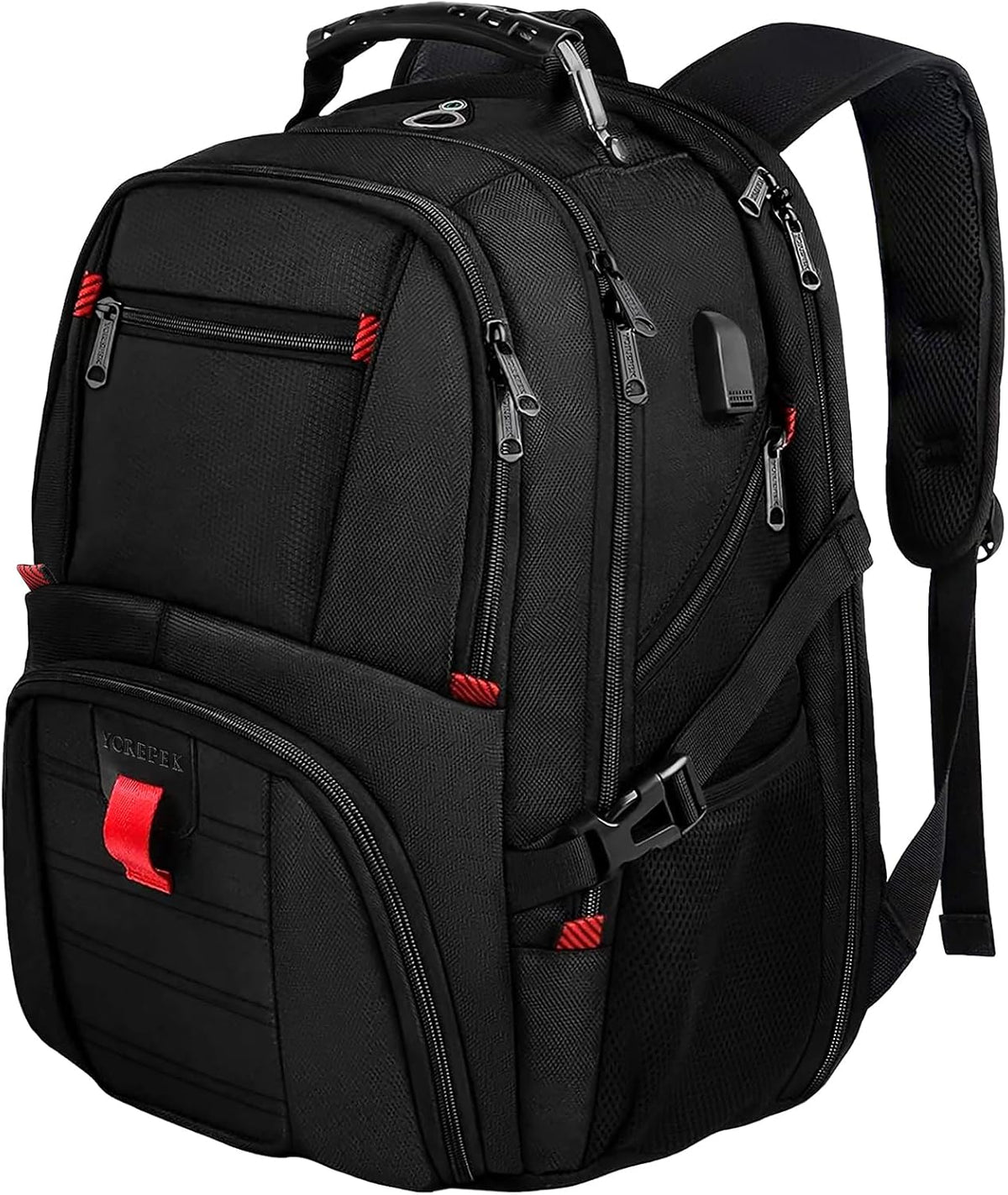 YOREPEK - Mochila de viaje Extra grande de 50 Litros para laptop de 17 Pulgadas