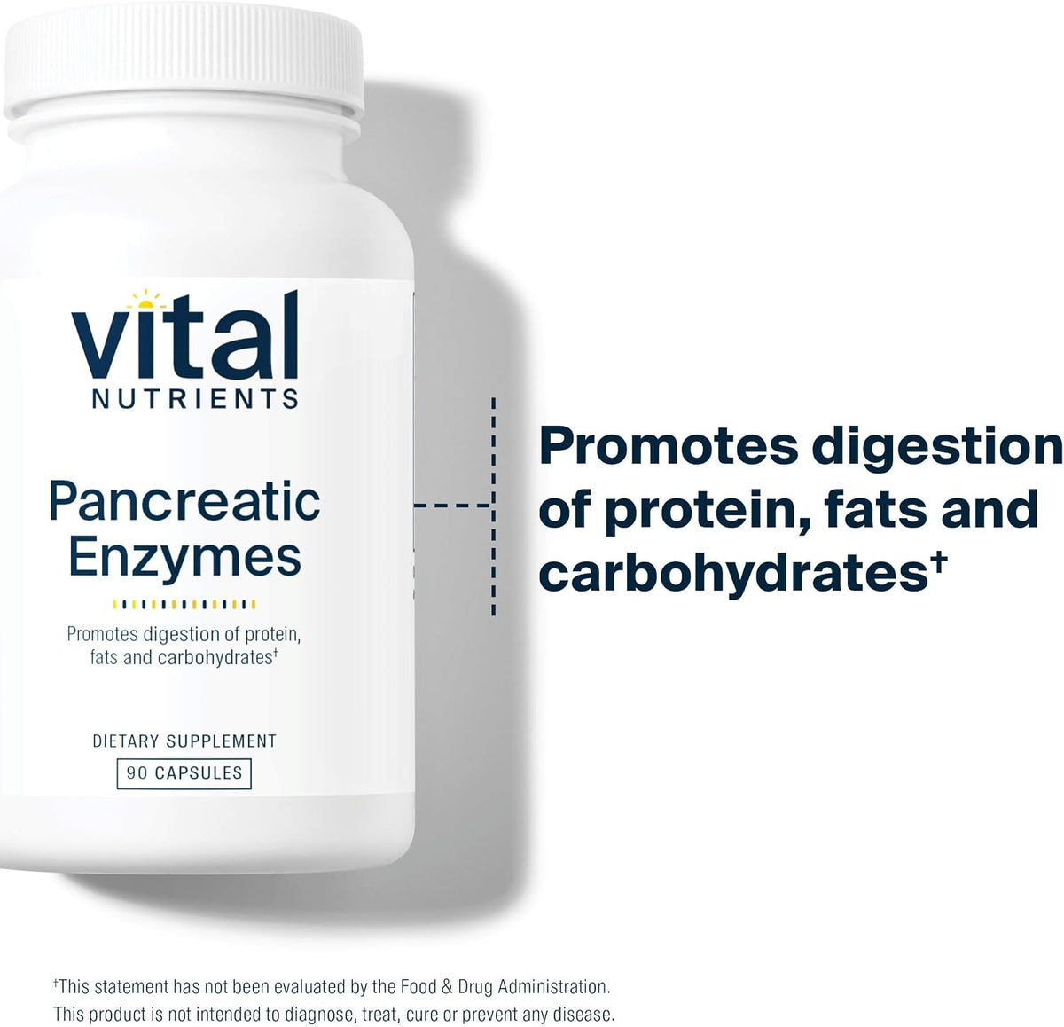 Vital Nutrients - Pancreatic Enzymes, 90 capsulas