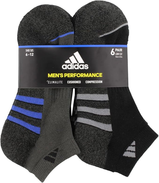 Paquete De Medias Tobilleras Para Hombres Adidas