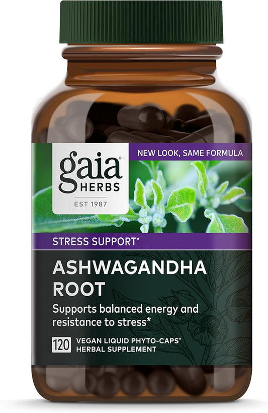 Gaia herbs- Ashwagandha Root , 120 capsulas