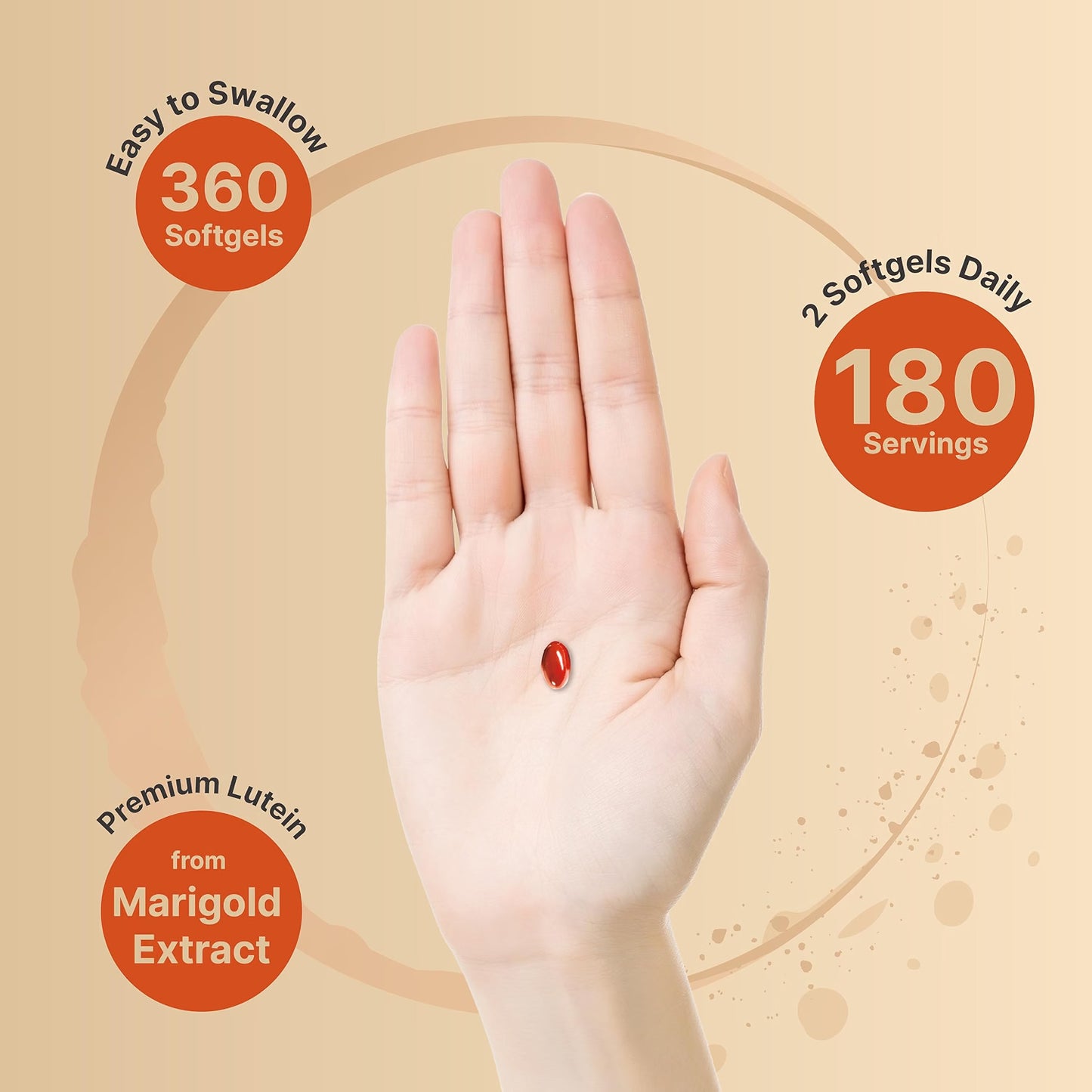Nature Bell, Luteína 40mg + Zeaxantina 1,600mcg, 360 cápsulas blandas
