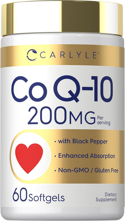 Carlyle CoQ10 de 200 mg | 60 Softgels