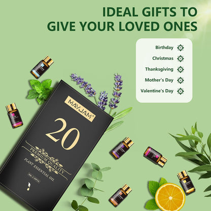 MAYJAM - aceites esenciales puros Árbol de té 20 unidades de 5ml