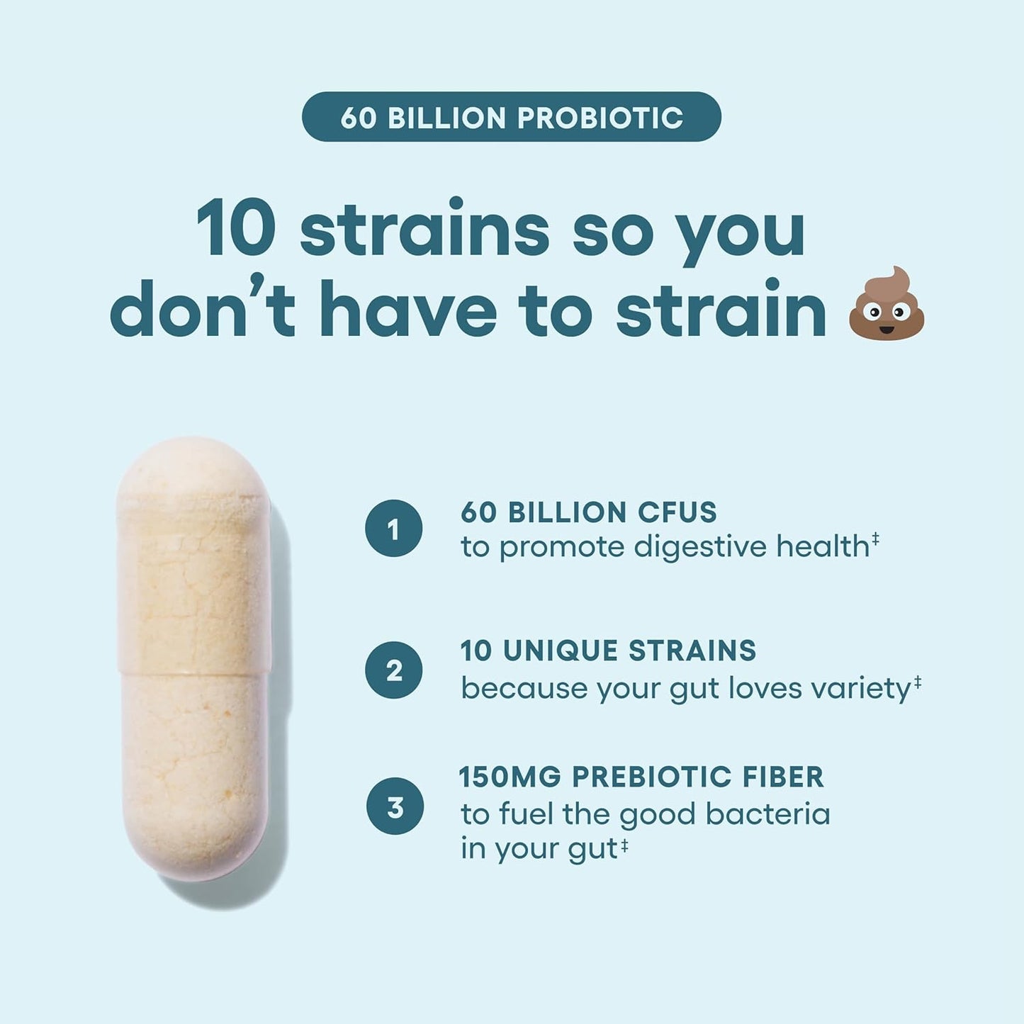 Physician's CHOICE 60 billones – 10 cepas + prebióticos orgánicos, 84 capsulas