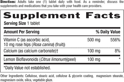 Country Life - Buffered Vitamina C con 100mg de bioflavonoides, 500mg - 250 tabletas