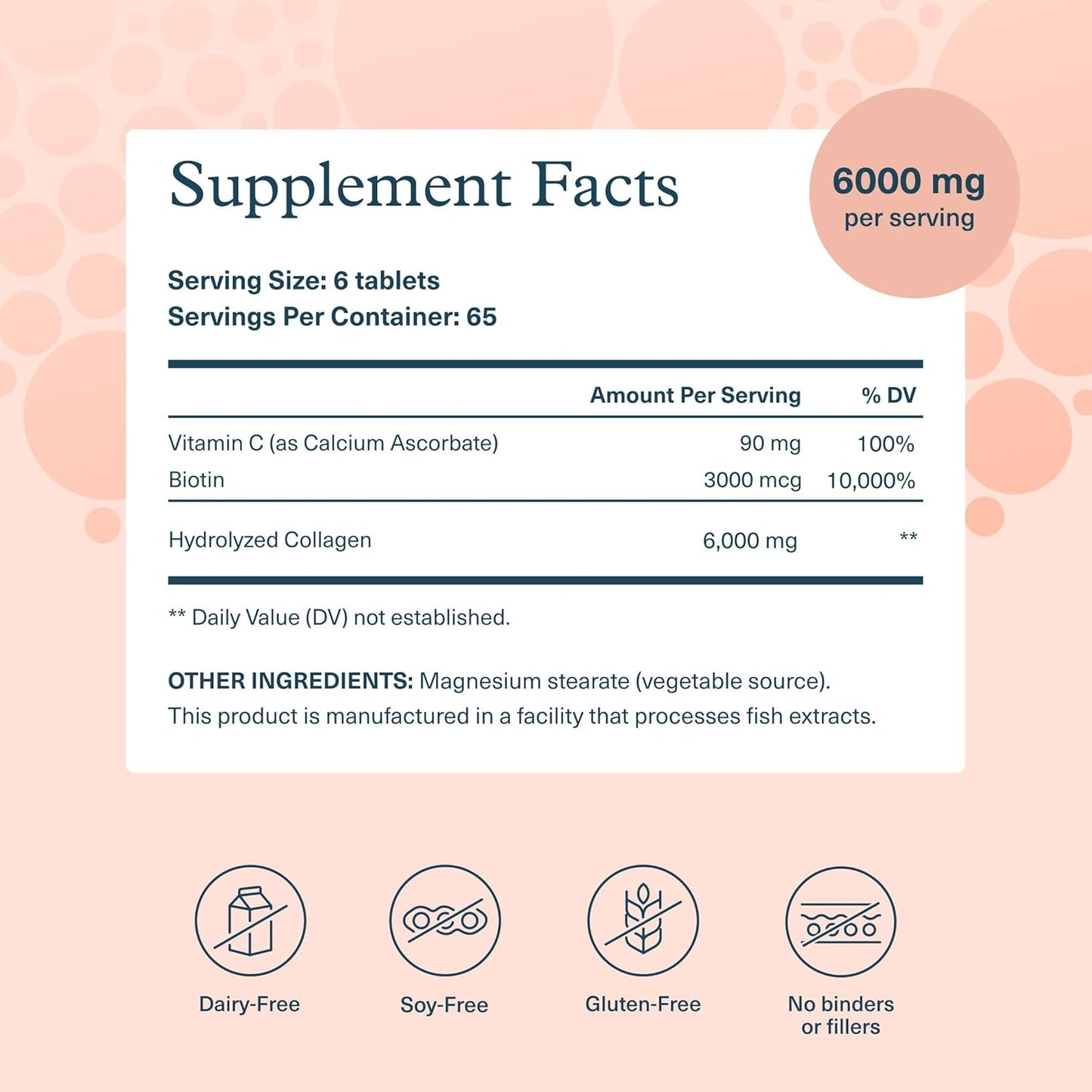 Youtheory - Colageno con Biotin, 390  Tabletas