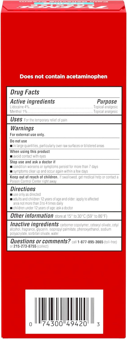 Tylenol precise cooling crema analgésica 113g