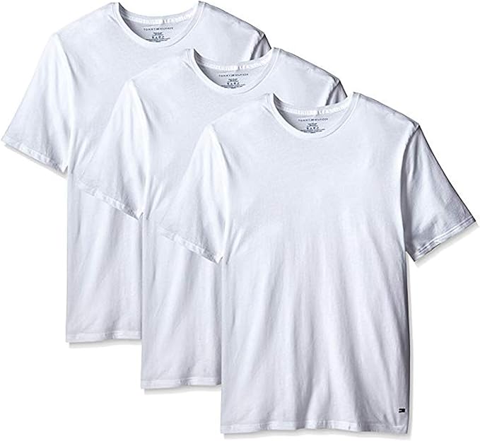 Tommy Hilfiger PACK 3 Polos clásicos - FIT SHORT SLEEVE CREWNECK - COTTON CLASSICS TALLA M