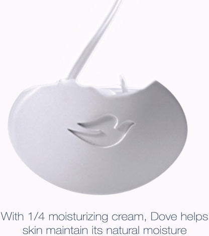 Dove Beauty Bar, Sensitive Skin - Jabón Hidratante, sin fragancia, hipoalergénico 106 gr