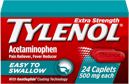 Tylenol Comprimidos recubiertos de acetaminofén extra fuerte 500 mg 24  Tabletas