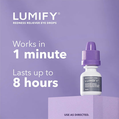 Bausch + Lomb - Lumify Gotas para los ojos para aliviar el enrojecimiento, 2.5ml