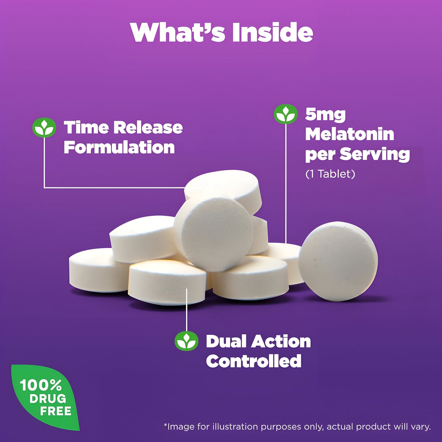 MELATONIN 5MG 100 TABLETAS - NATROL - TIME RELEASE