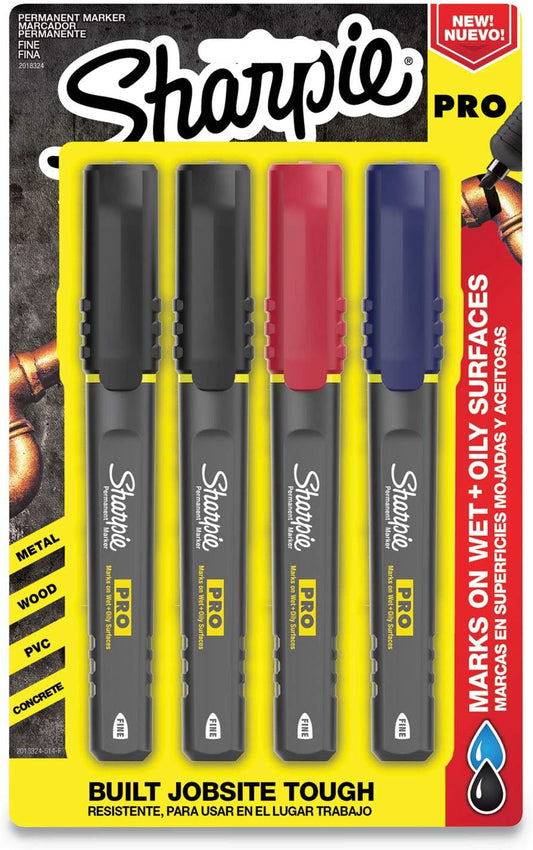 Sharpie Pro - Marcadores permanentes , 4 unidades