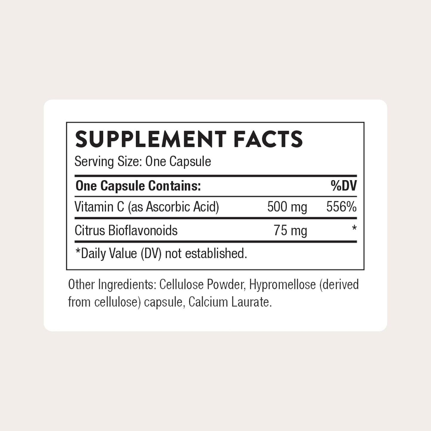Thorne - Vitamina C 500mg con Flavonoides, 90 capsulas