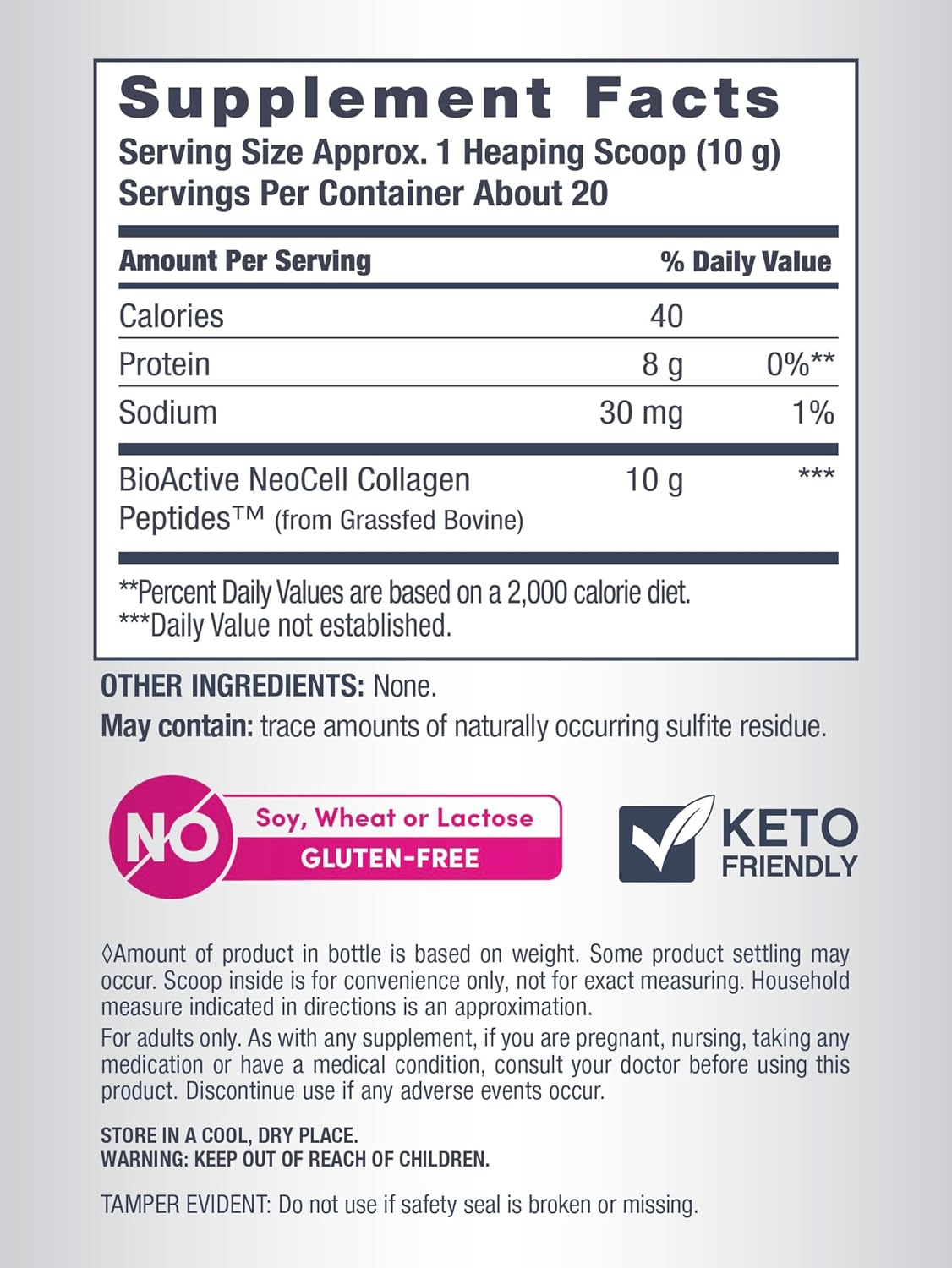 Neocell Super Colageno Peptides en Polvo 200 gr.