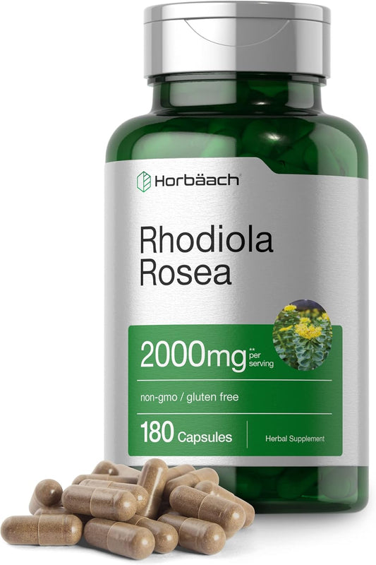 Horbäach Cápsulas de Rhodiola Rosea | 180 unidades