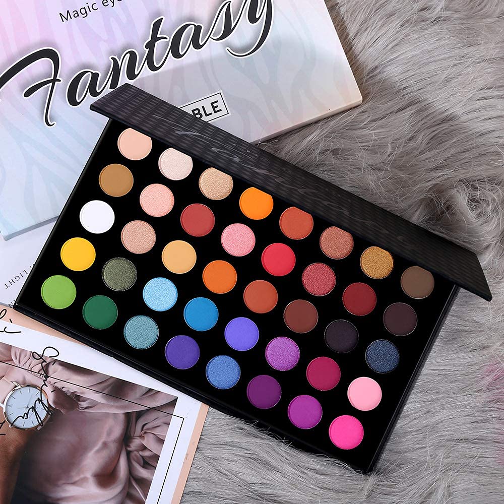 Ruoxi PRISM MAKEUP FANTASY CHANGEABLE Paleta de sombra de ojos profesional 40 colores