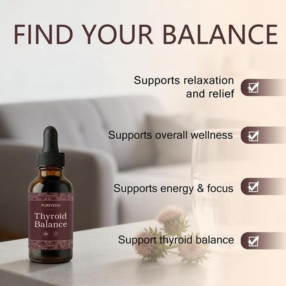 Pureveen - Balance tiroideo para mujeres, 60ml
