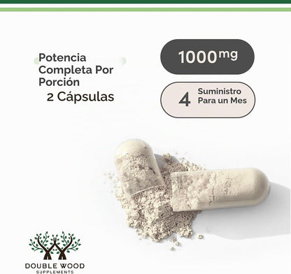 Double Wood, extracto de ginseng rojo coreano, Panax Ginseng 10% de ginsenósidos), 240 cápsulas veganas
