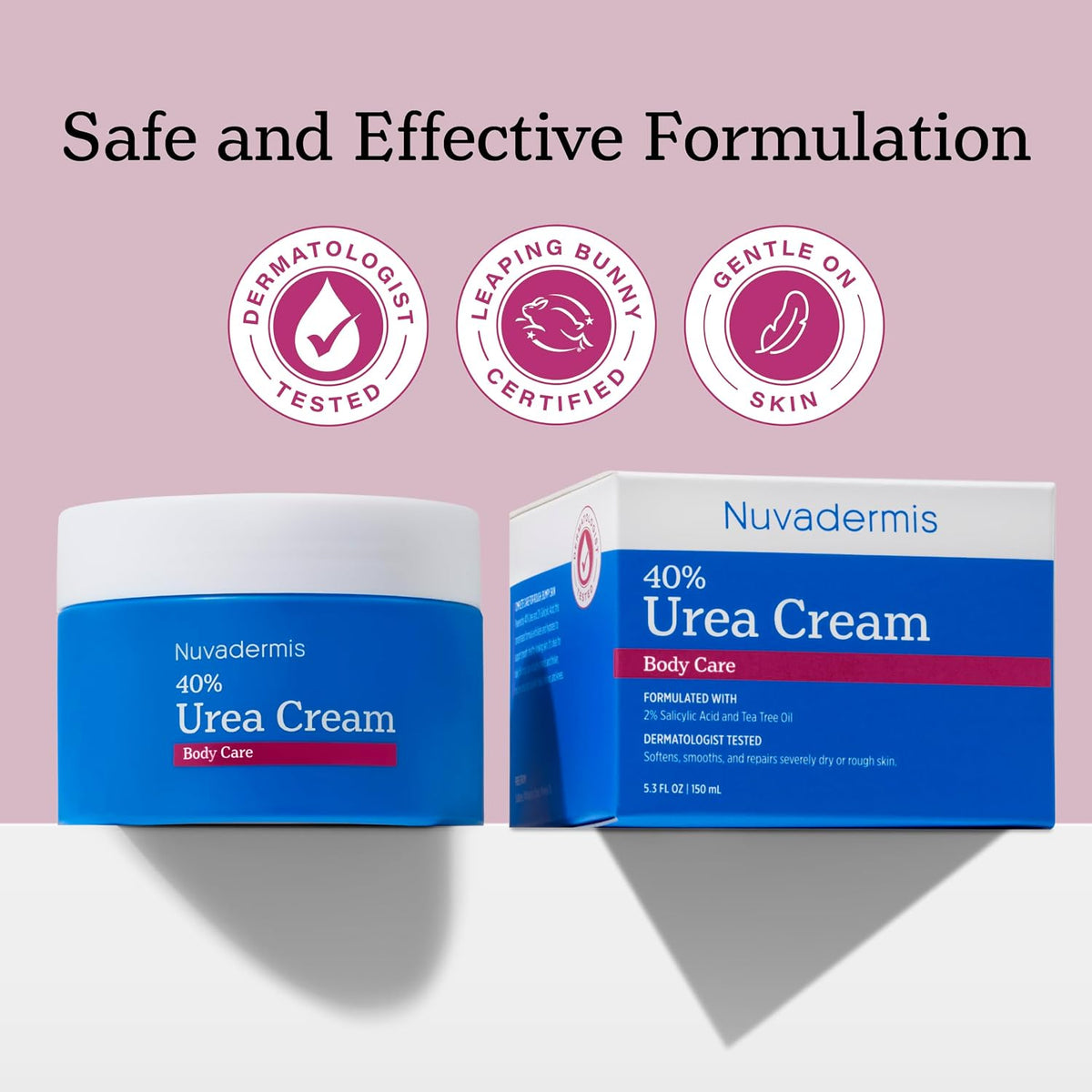 NUVADERMIS Crema de urea 40 por ciento para pies  2% ácido salicílico - 150ml