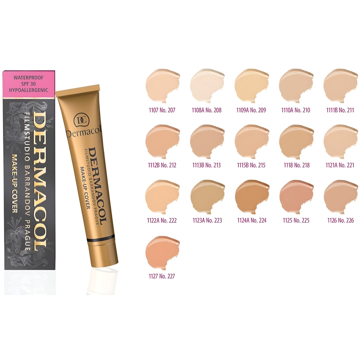 Dermacol - Make Up Cover - Base Para Rostro y Cuerpo - 30 ml