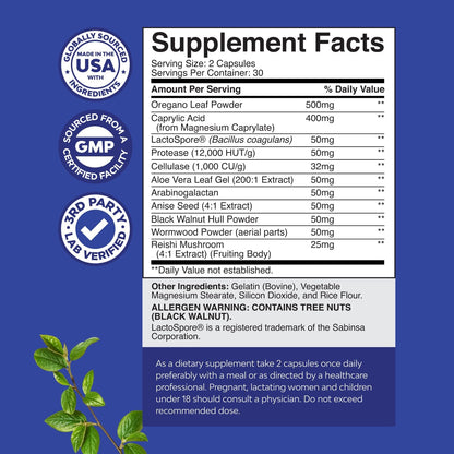 Natures Craft - Candi-Clear advanced formula,  60 capsulas