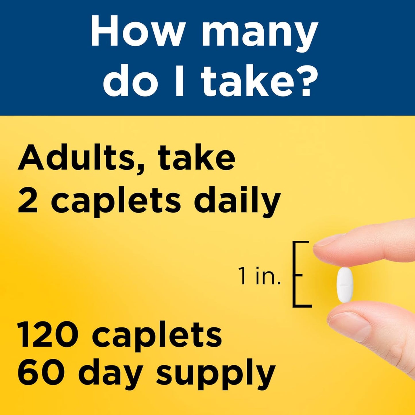 Nature Made Complejo de glucosamina condroitina con MSM, 120 comprimidos