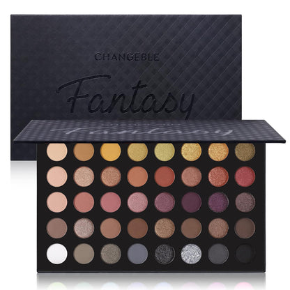 Ruoxi PRISM MAKEUP FANTASY CHANGEABLE Paleta de sombra de ojos profesional 40 colores
