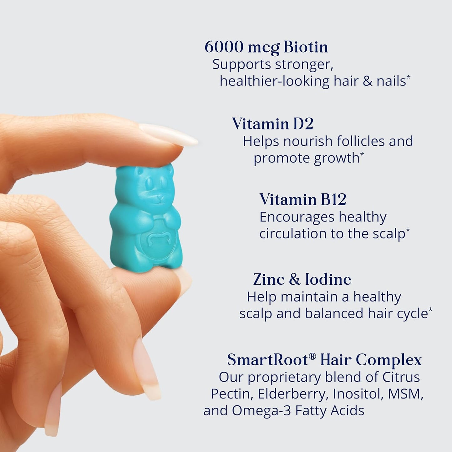 Hair vitamins  Sugar Bear - Vitaminas para el cabello 35 gomitas