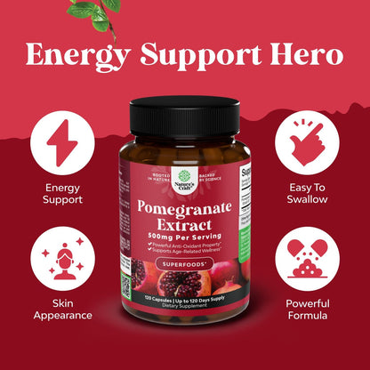 Natures Craft Pomegranate Extract 500mg 120 capsulas