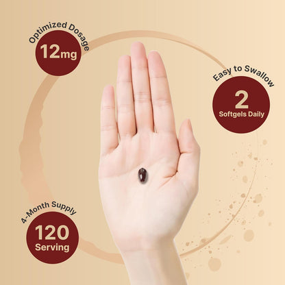 NatureBell Astaxantina de 12 mg, 240 Cápsulas .