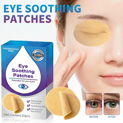 Parche para el cuidado de los ojos, 20 almohadillas