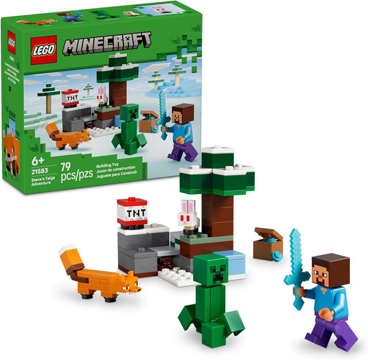 LEGO 21583 La Aventura de Steve en la Taiga  / MINECRAFT