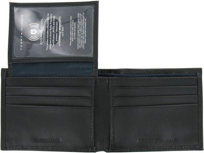 Billetera De Cuero Para Hombre Tommy Hilfiger Negro Pascasse