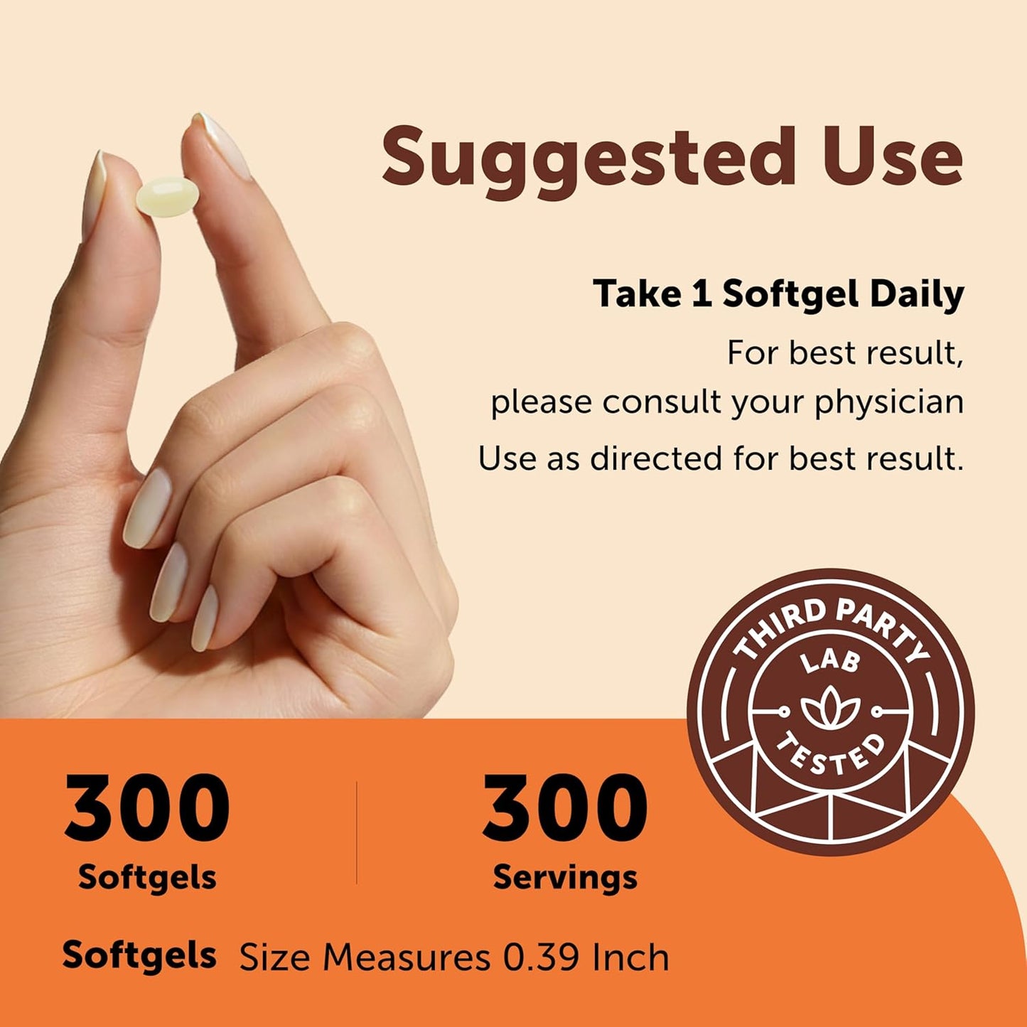 MicroIngredients - Vitamina D3(5,000IU) + K2 (100MCG- Mk7) - 300 capsulas