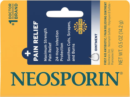 Neosporin + Max Strength doble accion y maximo alivio al dolor - Crema Topica