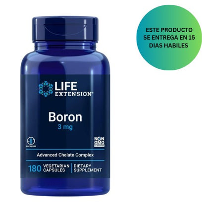 Life Extension Boron 3mg 180 cápsulas vegetales
