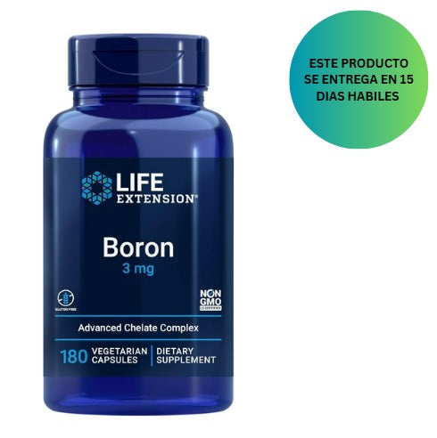 Life Extension Boron 3mg 180 cápsulas vegetales