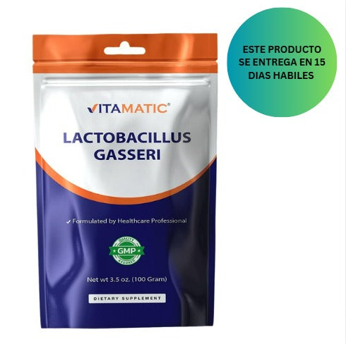 Vitamatic Lactobacillus Gasseri - Polvo probiótico - 100gr